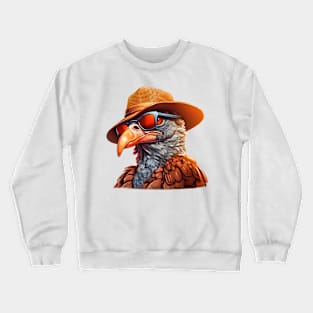 Cartoon Thanksgiving Turkey #19 Crewneck Sweatshirt